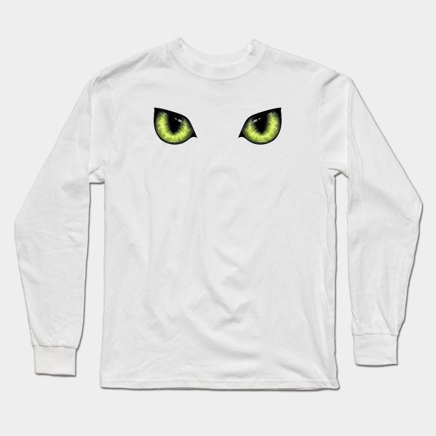 Cat Eyes Cat Eyes Long Sleeve TShirt TeePublic